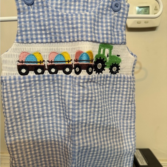 Smocked Easter Jon Jon - Picture 3 of 7